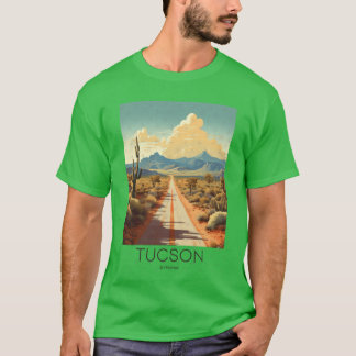 T-shirt Une illustration de voyage vintage de Tucson Arizo