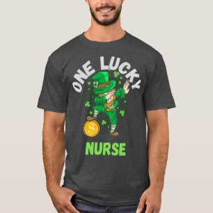 T-shirt une infirmière chanceuse drôle st