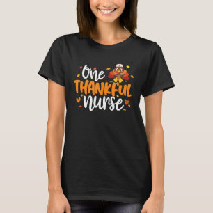 T-shirt Une Infirmière Remerciée Thanksgiving Turquie Infi