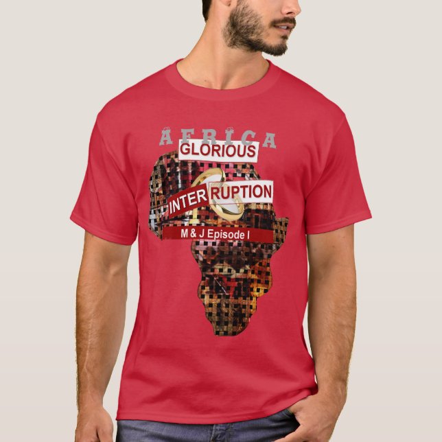T-shirt Une interruption glorieuse : un début doré (Devant)