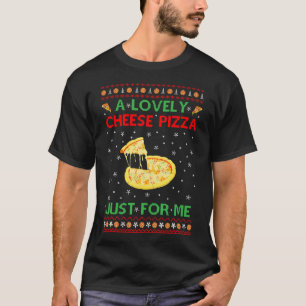 T-shirt Une Jolie Chemise À La Pizza Au Fromage Seul Amusa