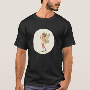T-shirt Une jolie fée avec de la glace pour adultes et enf