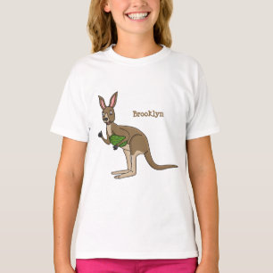 T-shirt Une jolie illustration de kangourou australien