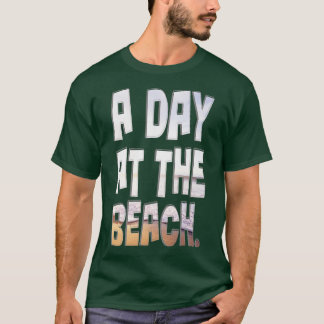 T-shirt Une journée à la plage