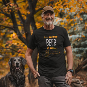 T-shirt Une journée sans bière