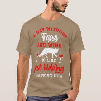 T-shirt Une journée sans vin et ennemis