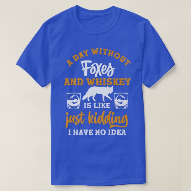 T-shirt Une journée sans whisky et ennemis (Design devant)
