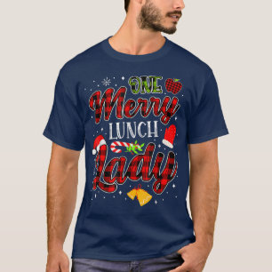 T-shirt Une joyeuse dame de déjeuner Noël Fantastique Noël