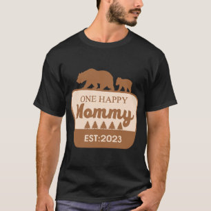 T-shirt Une joyeuse maman Happy Camper Joyeux Correspondan