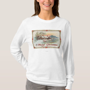 T-shirt Une joyeuse scène de pays de ChristmasA