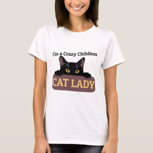 T-shirt Une Kamala Harris Dame de chat sans enfants folle