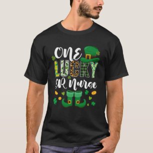 T-shirt Une Lucky ER Nurse Jour de la Saint Patrick Love