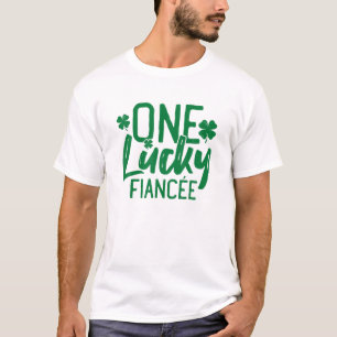 T-shirt Une Lucky Fiancée St. Patrick's Day Matching Pajam