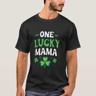 T-shirt Une Lucky Mama St Patrick Fête Maman Femmes Mère M