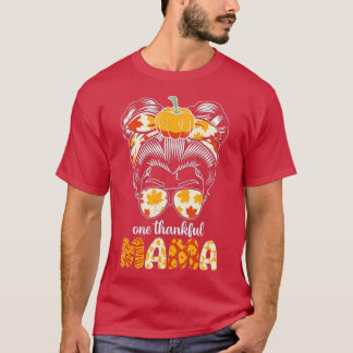 T-shirt Une Mama Gentil Drôle Mâle Mâle Bun Automne Que