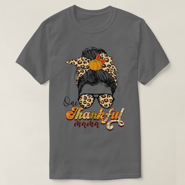 T-shirt Une Mama Gentil Drôle Mâle Mâle Bun Automne Que (Design devant)