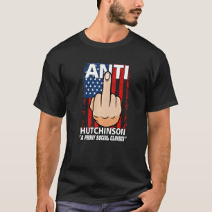 T-shirt Une Montée Sociale Fhonie, Anti-Hutchinson Du Doig