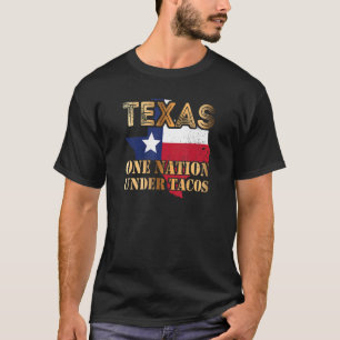 T-shirt Une nation du Texas sous les Tacos