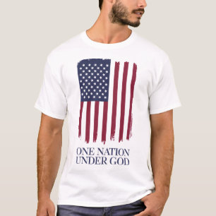 T-shirt Une nation sous Dieu