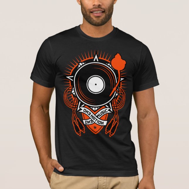 T-shirt Une nation. Une musique (Devant)