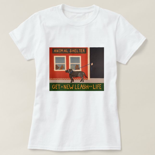 T-shirt Une nouvelle fuite sur la vie (Design devant)