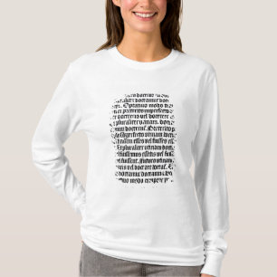 T-shirt Une page du 'Grammaire Latine
