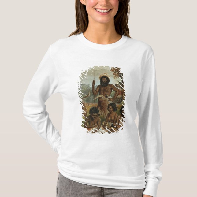 T-shirt Une partie australienne de famille de (Devant)