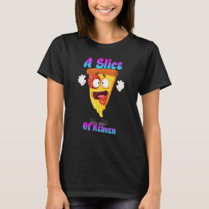 T-shirt Une Partie Du Ciel Pizza Drôle Citation Sarcastiqu