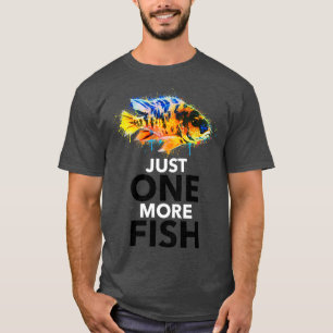 T-shirt Une Peinture de Poisson De Plus Design