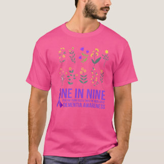T-shirt Une personne sur neuf sensibilise à la démence L'A