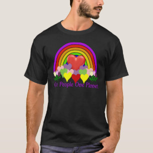 T-shirt Une personnes de la planète une