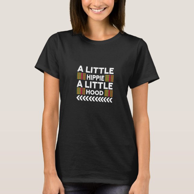 T-shirt Une Petite Hippie Un Petit Trou (Devant)