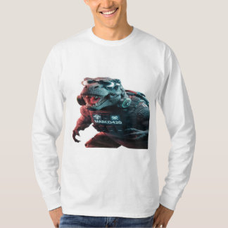 T-shirt Une photo saisissante d'un T-Rex menaçant, showcas