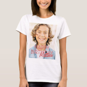 T-shirt Une photo simple et moderne, bienvenue à l'annive
