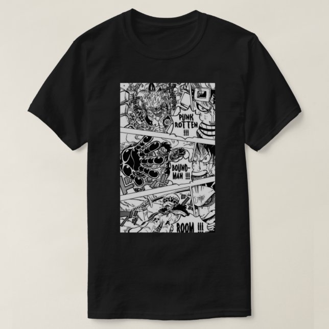 T-shirt Une pièce Manga Classic (Design devant)