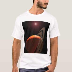 T-shirt Une planète géante du gaz orbitant un nain rouge