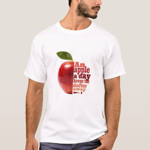 T-shirt Une pomme par jour
