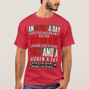 T-shirt Une Pomme Par Jour Empêche Le Docteur