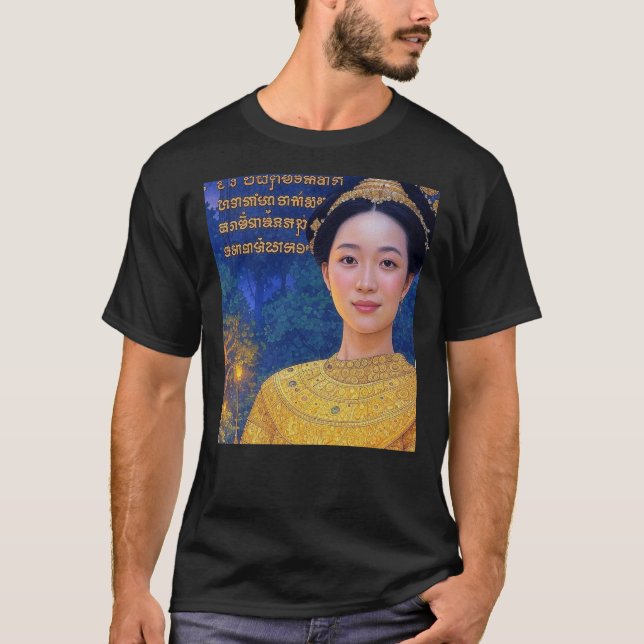 T-shirt Une Princesse Visite Mealea Et Rahu (Devant)