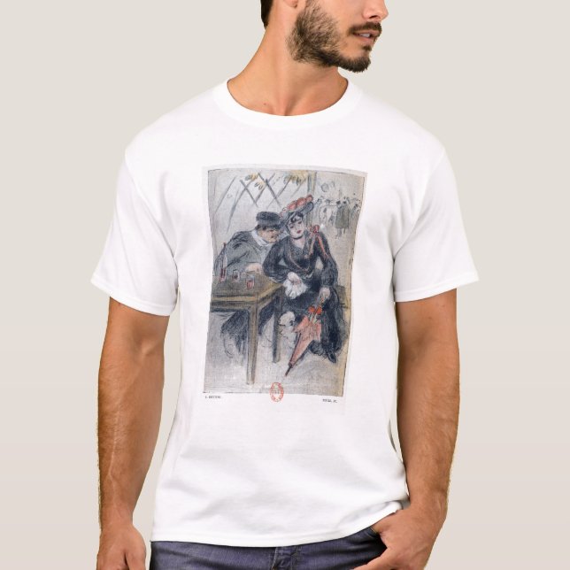 T-shirt Une prostituée et son client (Devant)