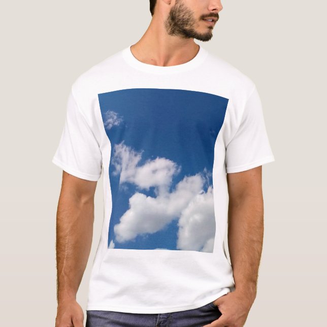 T-shirt Une rangée de nuages (Devant)
