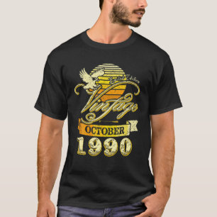 T-shirt Une Reine Est Née En Octobre 1990 30E Anniversaire