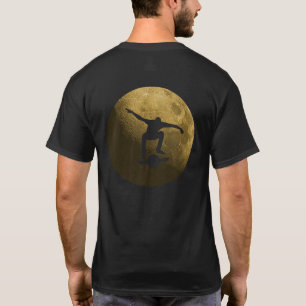 T-shirt Une roue flottant dans la lune auto-équilibrage fl
