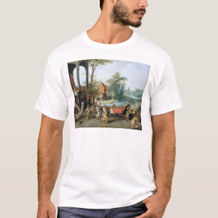 T-shirt Une satire de la folie de la manie de tulipe