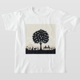 T-shirt Une scène surréaliste et calme dans la nature