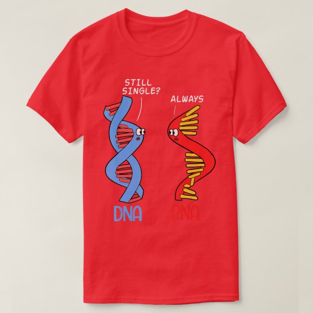 T-shirt Une science ADN ARN relation partenaire Chemis (Design devant)