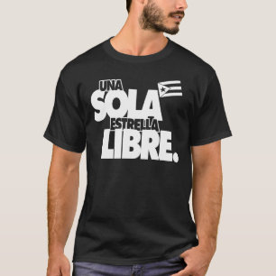 T-shirt Une seule étoile libre