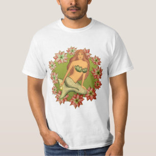 T-shirt Une Sirène Poinsettia