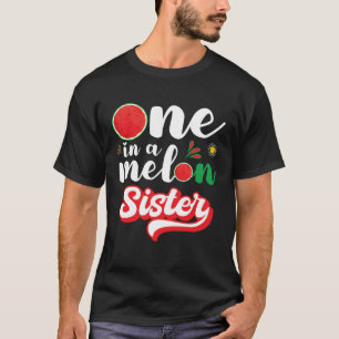 T-shirt Une sœur dans un melon pastèque famille appariemen
