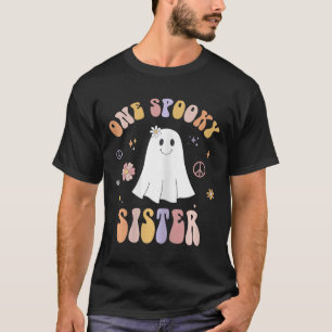 T-shirt Une Soeur Éffrayante Premier Anniversaire Rétro Ha